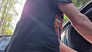 I Stopped a Car on the Street to My Wife!