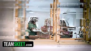 Ryan Keely and Chloe Rose starlet in a voyeuristic porn files foursome sequence