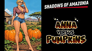 Pumpkin Hookup in Africa: White American Wife Rides Big African Cock