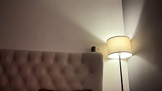 Cute blonde with big boobs solo