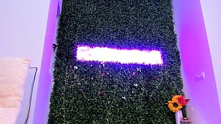 Blonde tight pussy babe solo toy fun in glamour masturbation