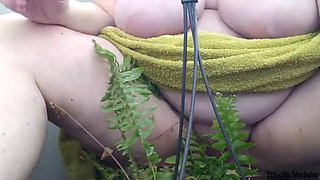 Stepmom makes video for stepsons friend teaching gardening part 01