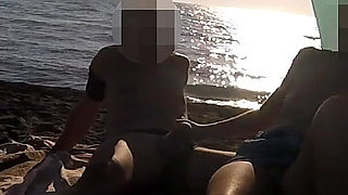 French Teacher Risky Public Masturbation Caught on Crowded Beach Helps Squirt Extreme Cumshot