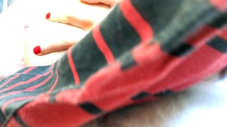 Tamara amateur brunette teen fingering pussy outdoor