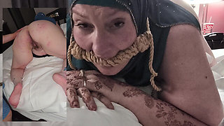 Hijabi Cripple Bum BDSM From Both Angles