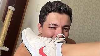 Goddess Kiffa - Real Amateur Sweaty Feet Worship and Smell After Gym