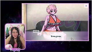 Ashido In Her First Chamba As A Nopor Actress!-waifuhub- S1