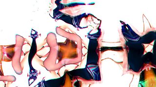 EVIL ANGEL - Cute College Girls in WILD Anal Gaping DP  DAP Orgy