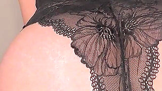 Bedtime Farts in Black Lingerie