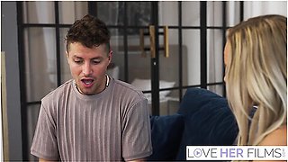 Blonde Nina Heels Gets Amazing Foot Play