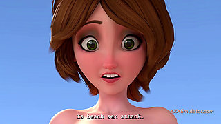 Busty Aunt Cass Play with a Little Dick on the Beach (Exclusive Full 3D Gameplay) Ultra Quality